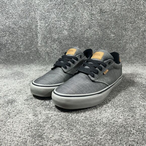 VANS Atwood Deluxe Men's Size 10.5 Gray Athletic Skate Shoes Used - Picture 4 of 11